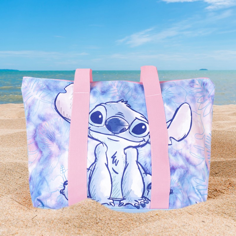 Sac de Plage Stitch Disney Pastel sur Rapid Cadeau