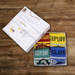 Pack de 4 Chaussettes Harry Potter Maisons Poudlard