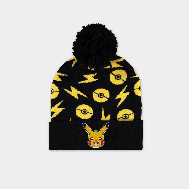 Set Pikachu Pokemon - Gants et Bonnet à Pompon sur Rapid Cadeau