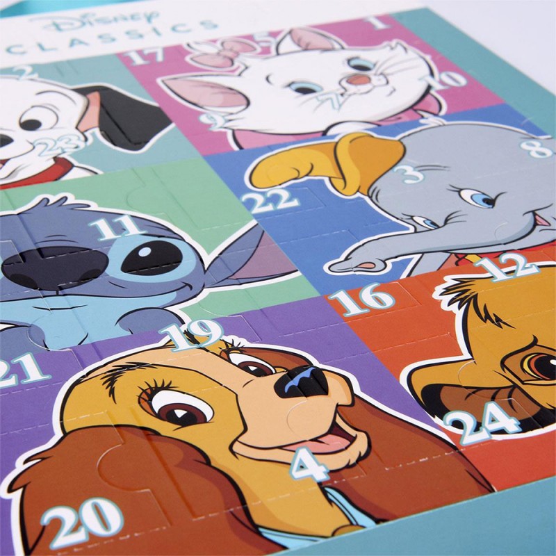 Calendrier Disney avec 26 Accessoires Girly de Beauté sur Rapid Cadeau