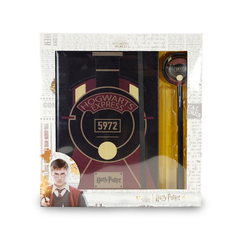 Coffret cadeau avec journal et stylo Harry Potter - Karactermania