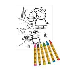 Set 500 Pièces Coloriage, Crayons de Couleur & Stickers