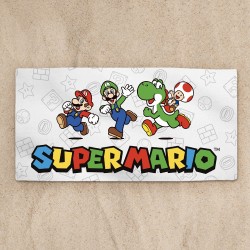 Serviette de Plage Nintendo - Super Mario, Luigi, Yoshi & Toad