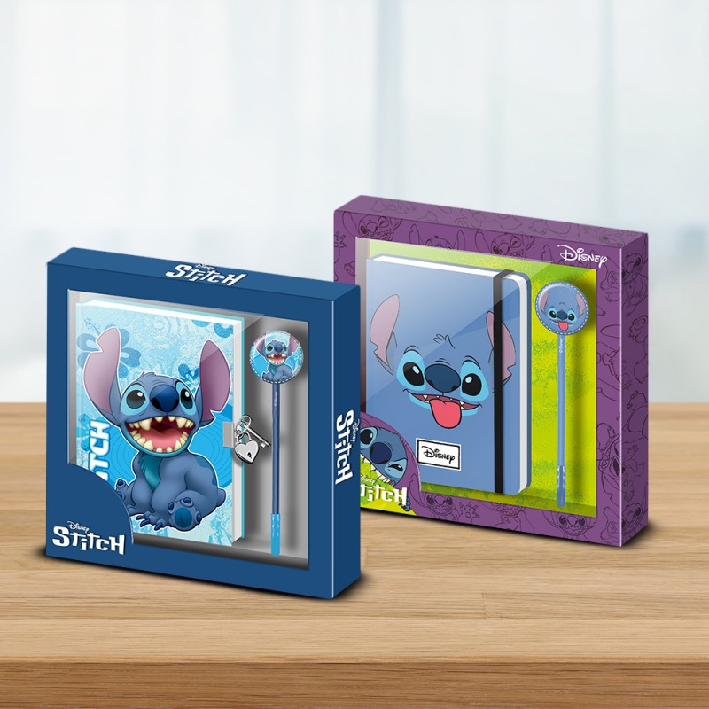 Set Stitch Disney avec Journal Intime et Stylo sur Rapid Cadeau