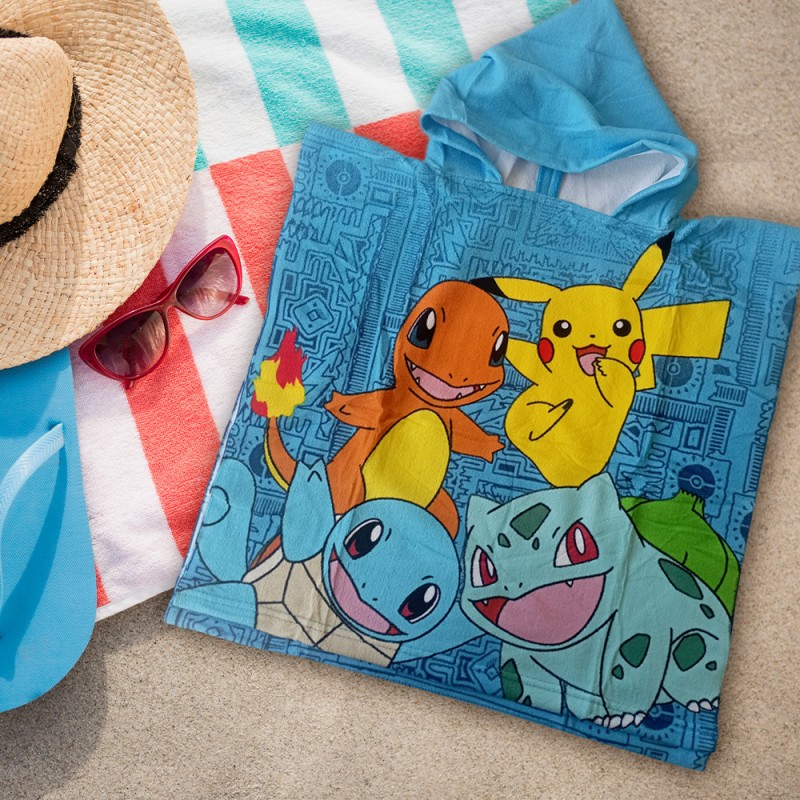 Poncho de Bain Pokémon Personnages sur Rapid Cadeau