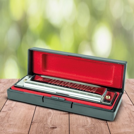 Harmonica Métallique avec Coffret