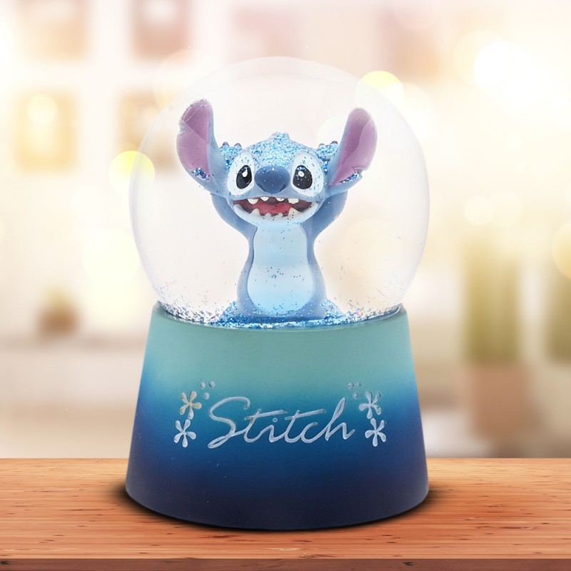 Boule à Neige Stitch Disney en Résine sur Rapid Cadeau