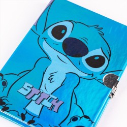 Carnet Secret Stitch Disney avec Cadenas Cœur