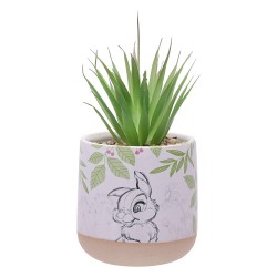 Lot de 2 Plantes en Pot Disney Bambi & Panpan avec Déco Galets