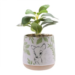 Lot de 2 Plantes en Pot Disney Bambi & Panpan avec Déco Galets