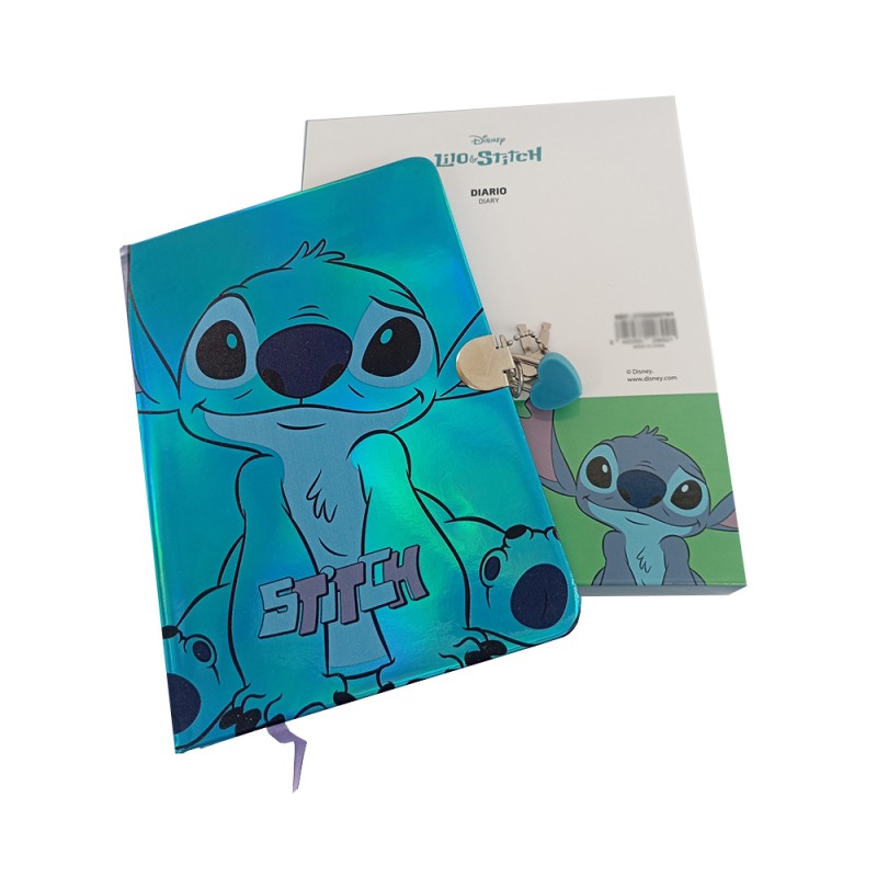 Journal intime Stitch avec cadenas + stylo (Disney)