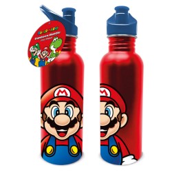 Bouteille Métallique Personnages Super Mario Nintendo