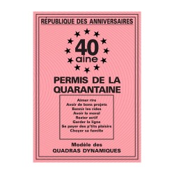 Permis Anniversaire Humoristique