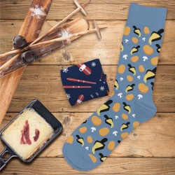 Chaussettes Humoristiques Plats et Boissons Mythiques