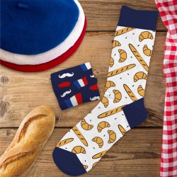 Chaussettes Humoristiques Plats et Boissons Mythiques