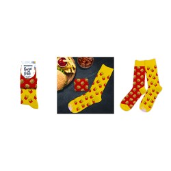 Chaussettes Humoristiques Plats et Boissons Mythiques