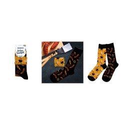 Chaussettes Humoristiques Plats et Boissons Mythiques