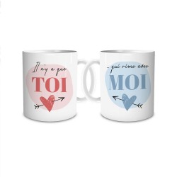 Coffret Duo de Mugs Toi & Moi