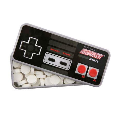 bonbons manette nes nintendo power mints