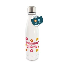 Bouteille Isotherme Maman Chérie Fleurs