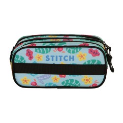 Maxi Trousse Stitch Disney Triple Compartiment Tropical Guitare