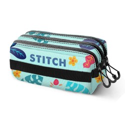 Maxi Trousse Stitch Disney Triple Compartiment Tropical Guitare