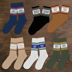 Chaussettes Homme Fantaisie Tricolores