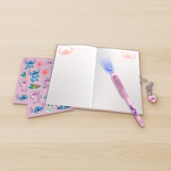 Journal Intime, Stickers & Stylo à Encre Magique Stitch, Angel & Souillon Disney