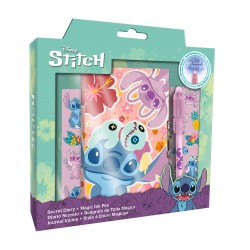 Journal Intime, Stickers & Stylo à Encre Magique Stitch, Angel & Souillon Disney