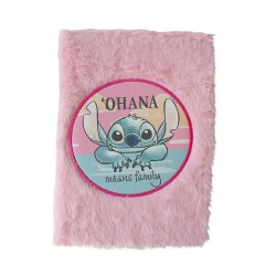 Carnet de Notes Fourrure Rose Stitch Disney Ohana