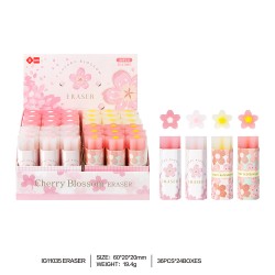 Gomme Stick Fleurs de Cerisier Kawaii
