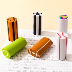 Lot de 6 Gommes Kawaii Fantaisie Multicolores