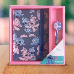 Set Stitch & Angel Disney - Carnet de Notes et Stylo