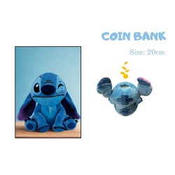 Tirelire Peluche Stitch Disney 3D