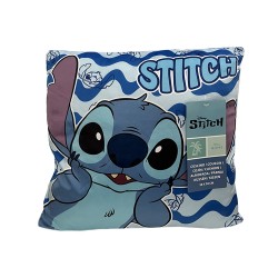 Coussin Stitch Carré Disney Bleu