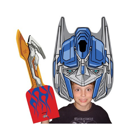 perruque pour enfant transformers modèle optimus prime