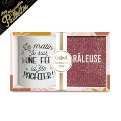 Coffret Cadeaux Paillettes Fantaisie - Tasse & Chaussettes