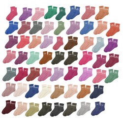 Chaussettes Paillettes Colorées Mot Fantaisie