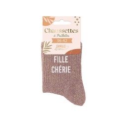 Chaussettes Paillettes Famille Fantaisie
