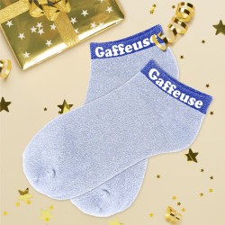 Socquettes Paillettes Colorées Mot Fantaisie