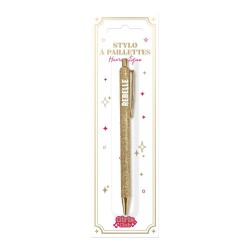 Stylo à Paillettes Mot Fantaisie
