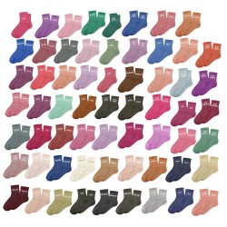 Chaussettes Paillettes Colorées Mot Fantaisie