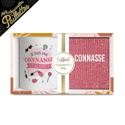 Coffret Cadeaux Paillettes Fantaisie - Tasse & Chaussettes