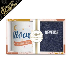 Coffret Cadeaux Paillettes Fantaisie - Tasse & Chaussettes
