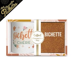 Coffret Cadeaux Paillettes Fantaisie - Tasse & Chaussettes