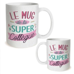 Mug Paillettes de la Super Collègue