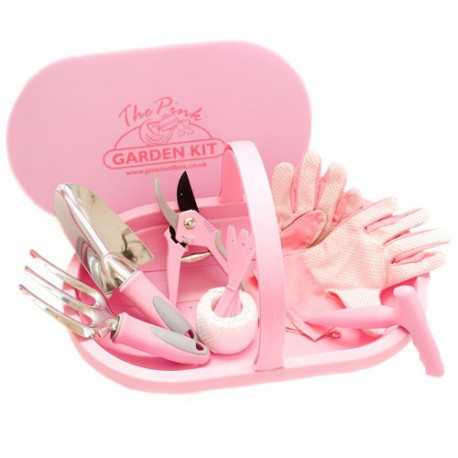 set de jardinage rose complet et girly