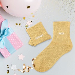 Chaussettes Paillettes Fantaisie Duo de Mots