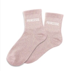 Chaussettes Paillettes Colorées Mot Fantaisie