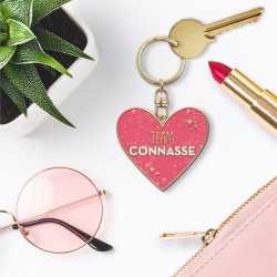 Porte-Clés Paillettes Mot Fantaisie